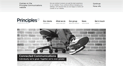 Desktop Screenshot of principlescommunications.co.uk